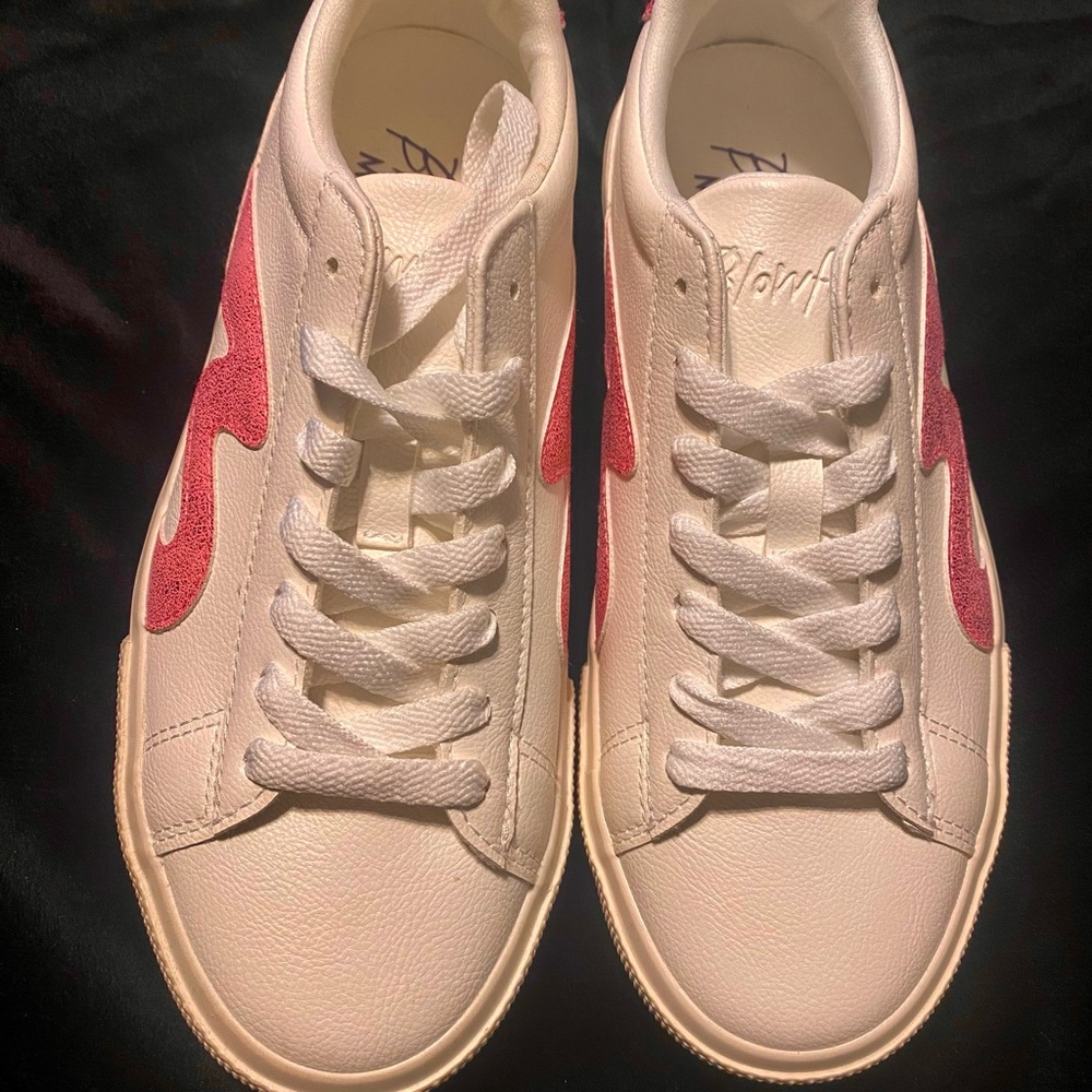 Blowfish Malibu Pink and White Sneakers